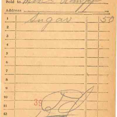 Receipt, 1919