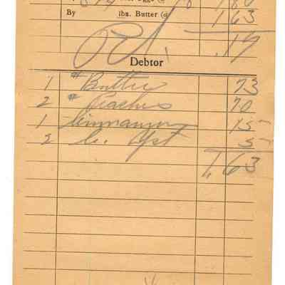 Receipt, 1920
