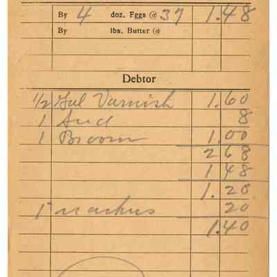 Receipt, 1919