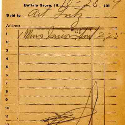 Receipt, 1919