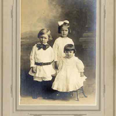 George Carl, Marie, and Susan Agnes Raupp