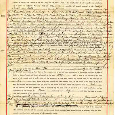 Warranty Deed 1890