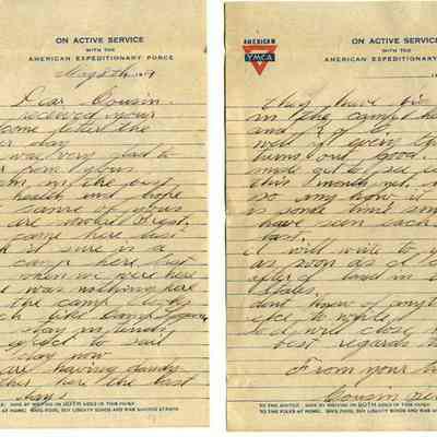 WWI Letter, May 8, 1919