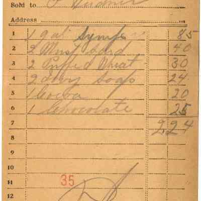 Receipt,1919