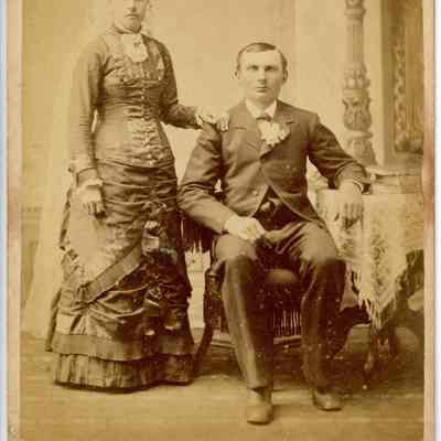 Andrew Horcher and Rose Weidner Wedding Portrait