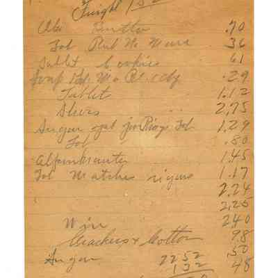 Firnbach and Raupp Receipt 1919