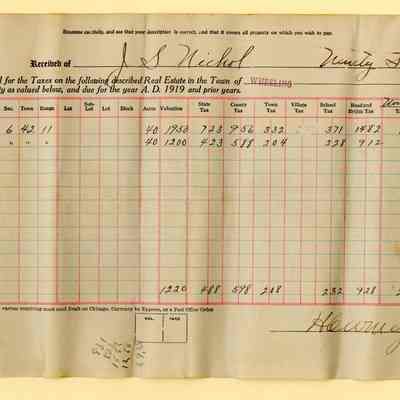 Receipt, Tax