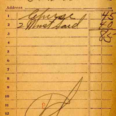 Receipt, 1920