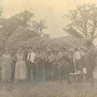 Threshing on Michael Raupp Farm