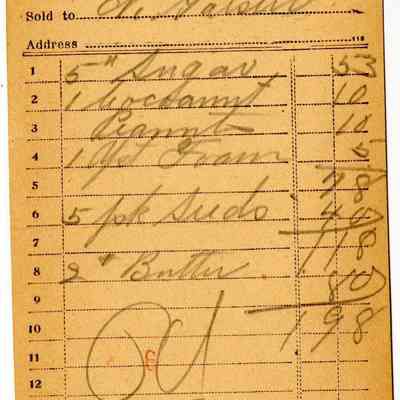 Receipt, 1919