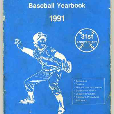 Buffalo Grove Recreation Association Baseball Yearbook 1991