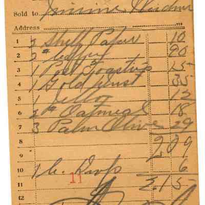 Receipt,1920