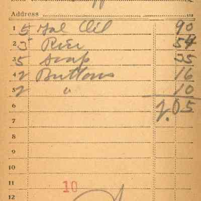 Receipt, 1920