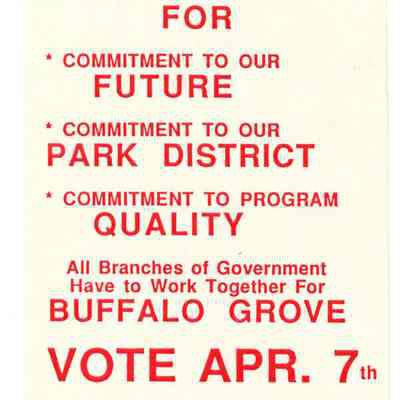 Flood Election Pamphlet C. 1980s