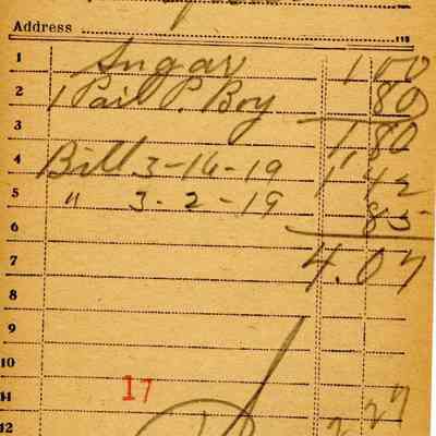 Receipt 1919