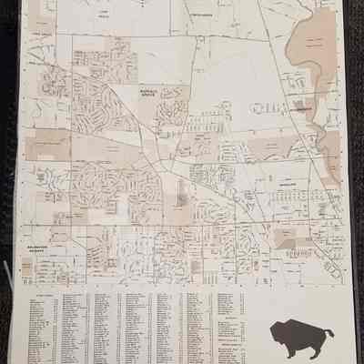 Map of Buffalo Grove 1992
