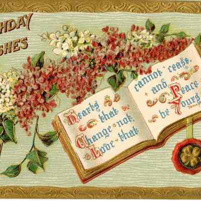 Leikam Birthday Postcard, C. 1905
