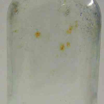 Pierce glass bottle