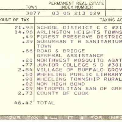 1965 Tax Record