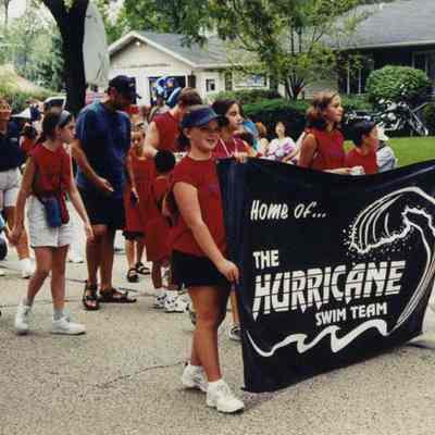 Buffalo Grove Days Parade Hurricane swim team