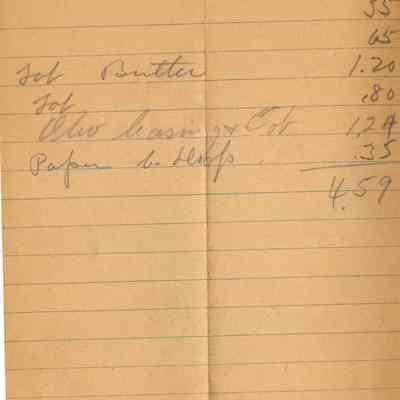 Receipt, 1920