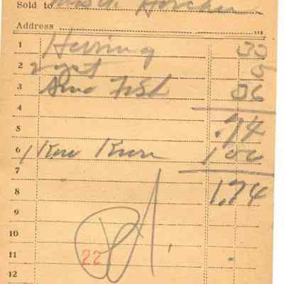 Receipt, 1920