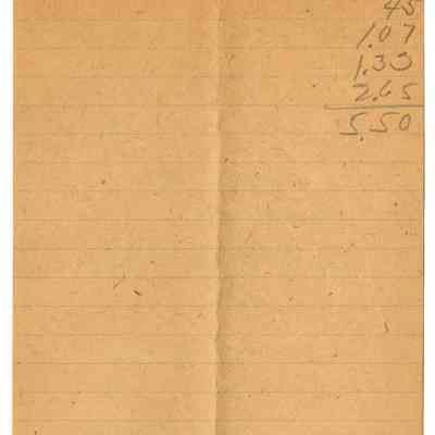 Receipt, 1919