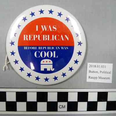 Republican Political Button