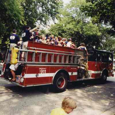 Buffalo Grove Days Parade firetrucks
