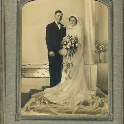 Louise Weidner Joseph Brehm wedding portrait