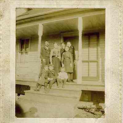 Family Portrait on a Porch