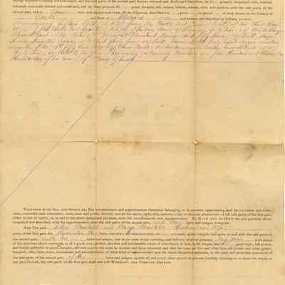 Warranty Deed John and Marie Mauklel to Melchior Raupp 1889