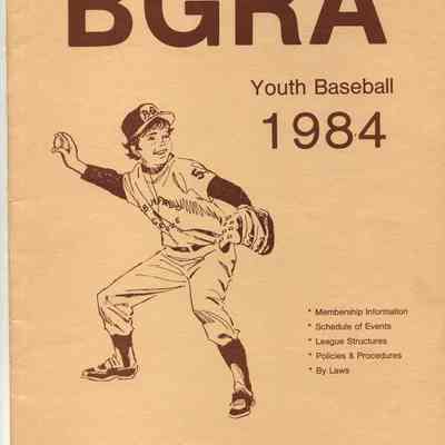 BGRA Youth Baseball 1984