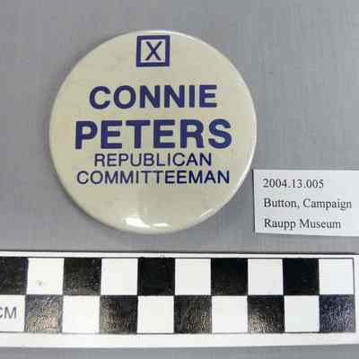 Connie Peters Campaign Button