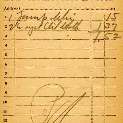 Firnbach and Raupp Receipt 1919