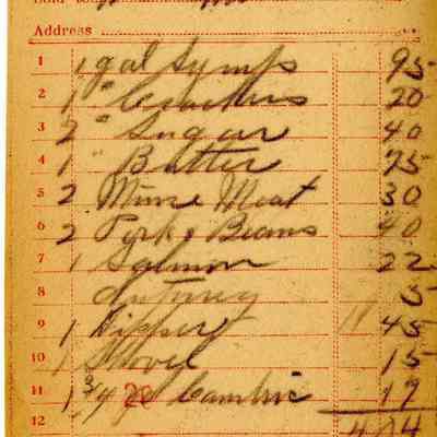 Receipt, 1920