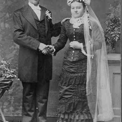John Raupp and Maria Weidner wedding portrait