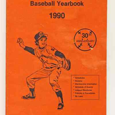 Buffalo Grove Recreation Association Baseball Yearbook 1990