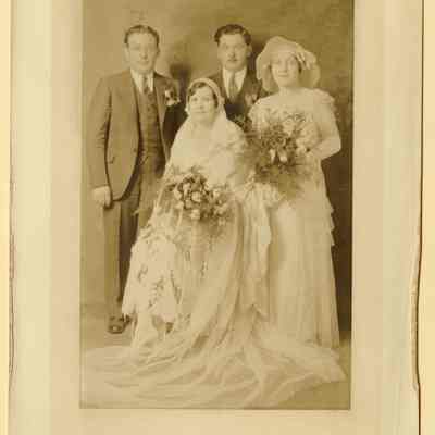 Rheinhold and Tess Weidner, Bill Weidner, Florence Corcoran