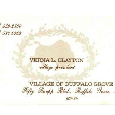 Verna Clayton Business Card