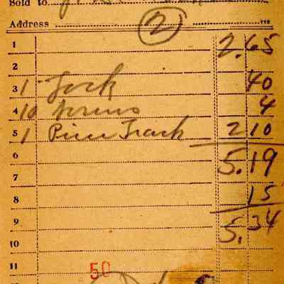 Receipt,1919