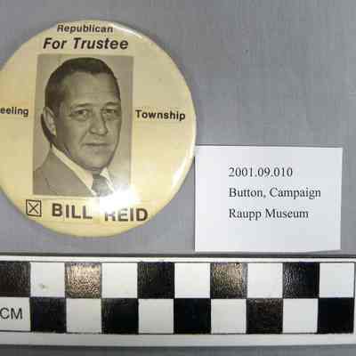 Bill Reid Trustee Campaign Button