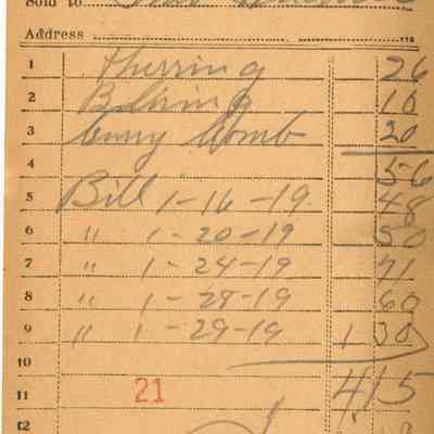 Receipt,1919