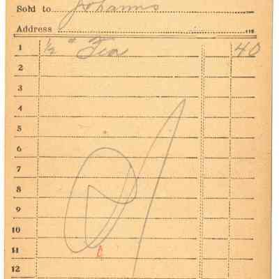 Receipt, 1919