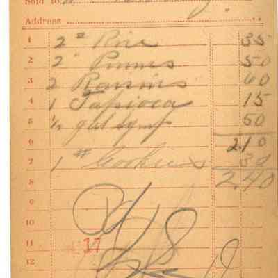 Receipt, 1920