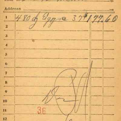 Firnbach and Raupp Receipt 1919