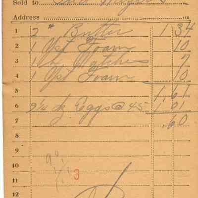 Receipt, 1920