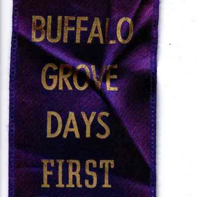 Buffalo Grove Day Homemaking Prize Ribbon
