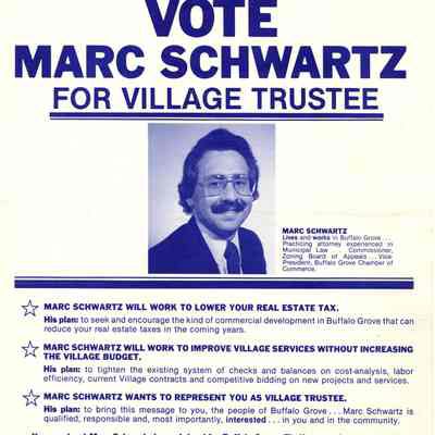 Marc Schwartz Election Pamphlet 1981