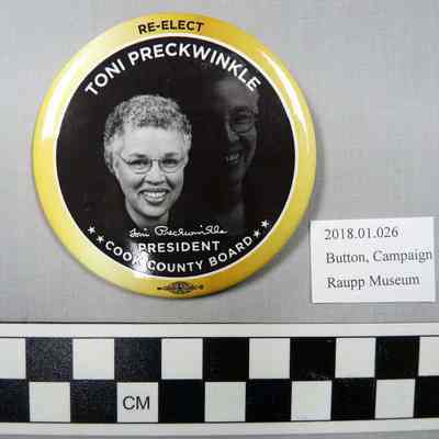 Toni Preckwinkle Campaign Button
